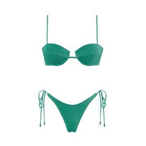 MALA - JADED SPARKLE triangl bikini set
